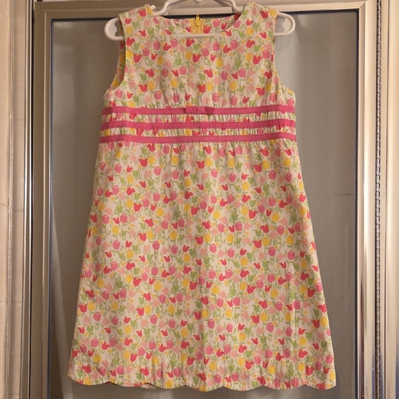 Lilly Pulitzer Other - Lilly Pulitzer Sleeveless Tulip Print Dress - Pink, Green & Yellow